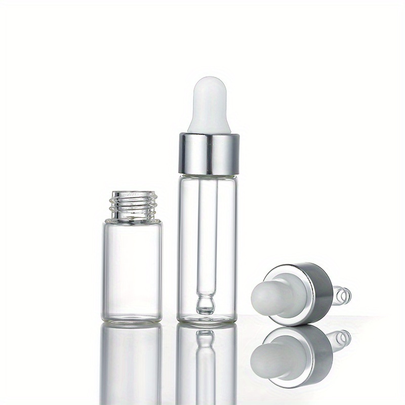Juice Bottle Dropper - 10 Stuks Mini Druppelflesjes Glas Lege