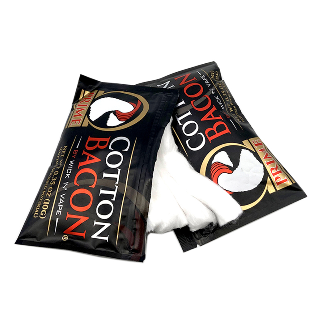 2Pack Katoen Bacon Prime Zilve - Vaping Goods recensie en prijs