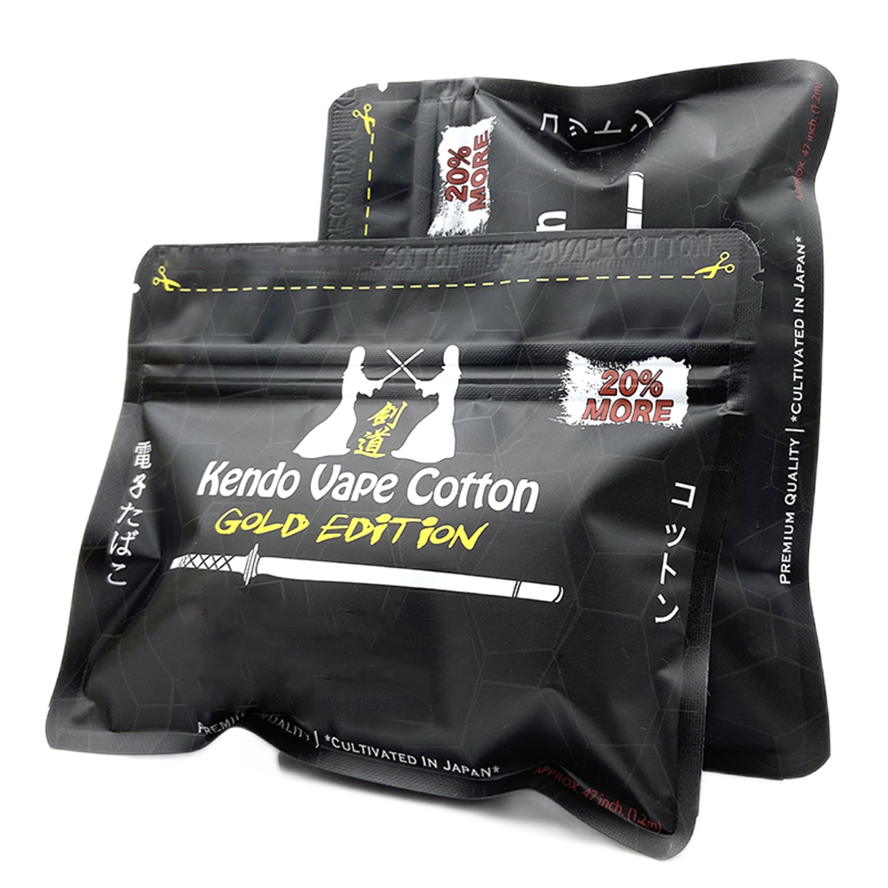 Nieuwe Kendo Cotton Gold Editi - Vaping Goods recensie en prijs